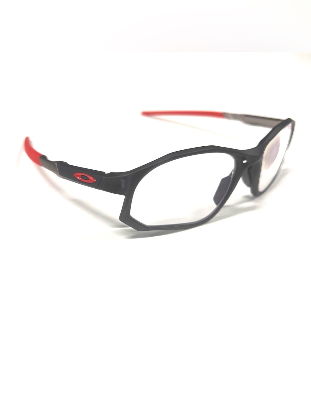 Oakley Trajectory Eyeglasses Satin Grey Smoke Red OX8171-0255 55-18-138
